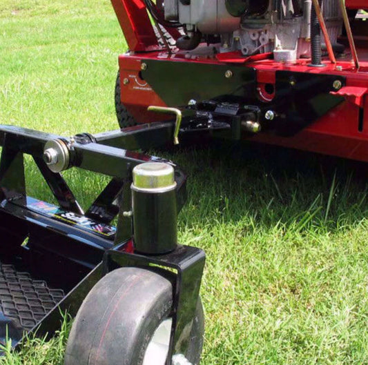 Landshark Sulky Riding Attachment | Model PS2003R-1051-2 | Heavy-Duty Stand-On Sulky | For EXmark Walk-Behind Mowers With Mounting Bracket