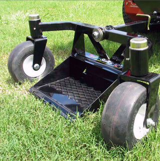 Landshark Pro Swivel Wheel Sulky | Model PS2003B-1038-2 | 38" Platform | Universal Mount | For Commercial Walk-Behind Mowers & Lawn Care Equipment