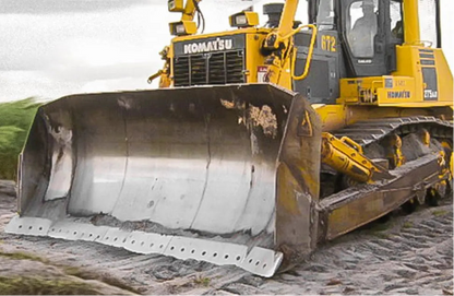 Bedrock Attachments Heavy-Duty U Blade | Model BBD8U | Width: 177.2" | Weight: 4,850kg | For Bulldozer
