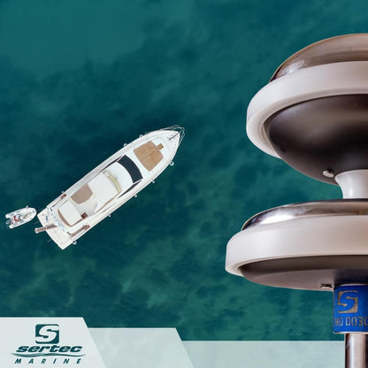 Sertec Marine Lightning Protection For Up to 99' Vessels- CMCE Plantinum (CMCE50) Series