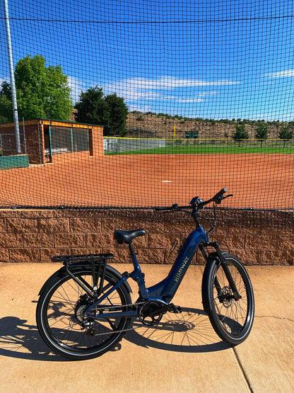 Himiway | Electric Bike | Model A7 Commuter | 27.5 x 2.4” Tires | 750W Hub Motor | 65 Mile Range | 400 lb Payload | Full Suspension Comfort | For Urban Comfort & All-Terrain Exploration