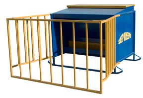 Global Equipment Sheep Kreep’r | Narrow‑Access Calf & Lamb Feeder | 600 lb Capacity