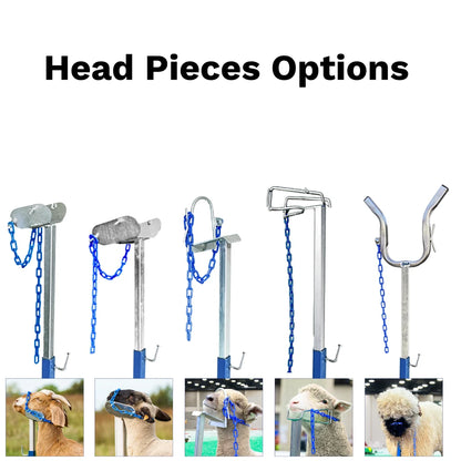 Sydell Portable Panel Mount Head Holder | #0729 | Panel-Mounted Animal Restraint | For Sheep & Goats