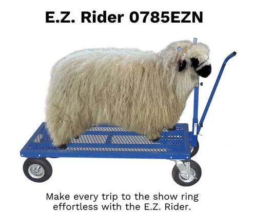 Sydell E.Z. Rider Wash Cart | #0785ERN | Smooth-Rolling | For Sheep & Goat Transport Cart