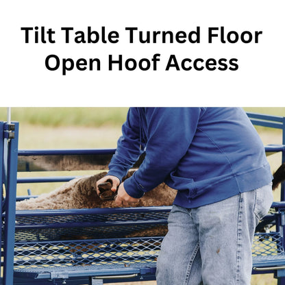 Sydell Tilt Table For Sheep & Goats | #0930 | Width 61" | For 100+ lb Livestock Hoof Trimming