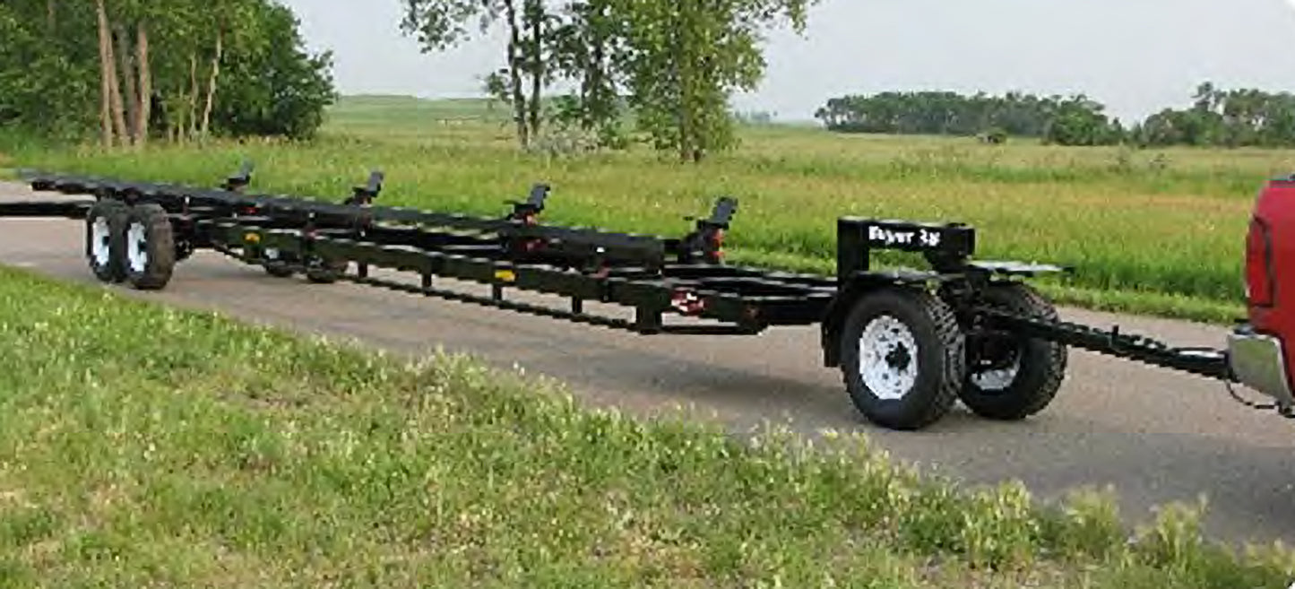 Sheyenne Manufacturing Header Trailer | Model 36–46 Ft | High‑Stability Header Transport | 40–75 HP | For Tractor & UTV