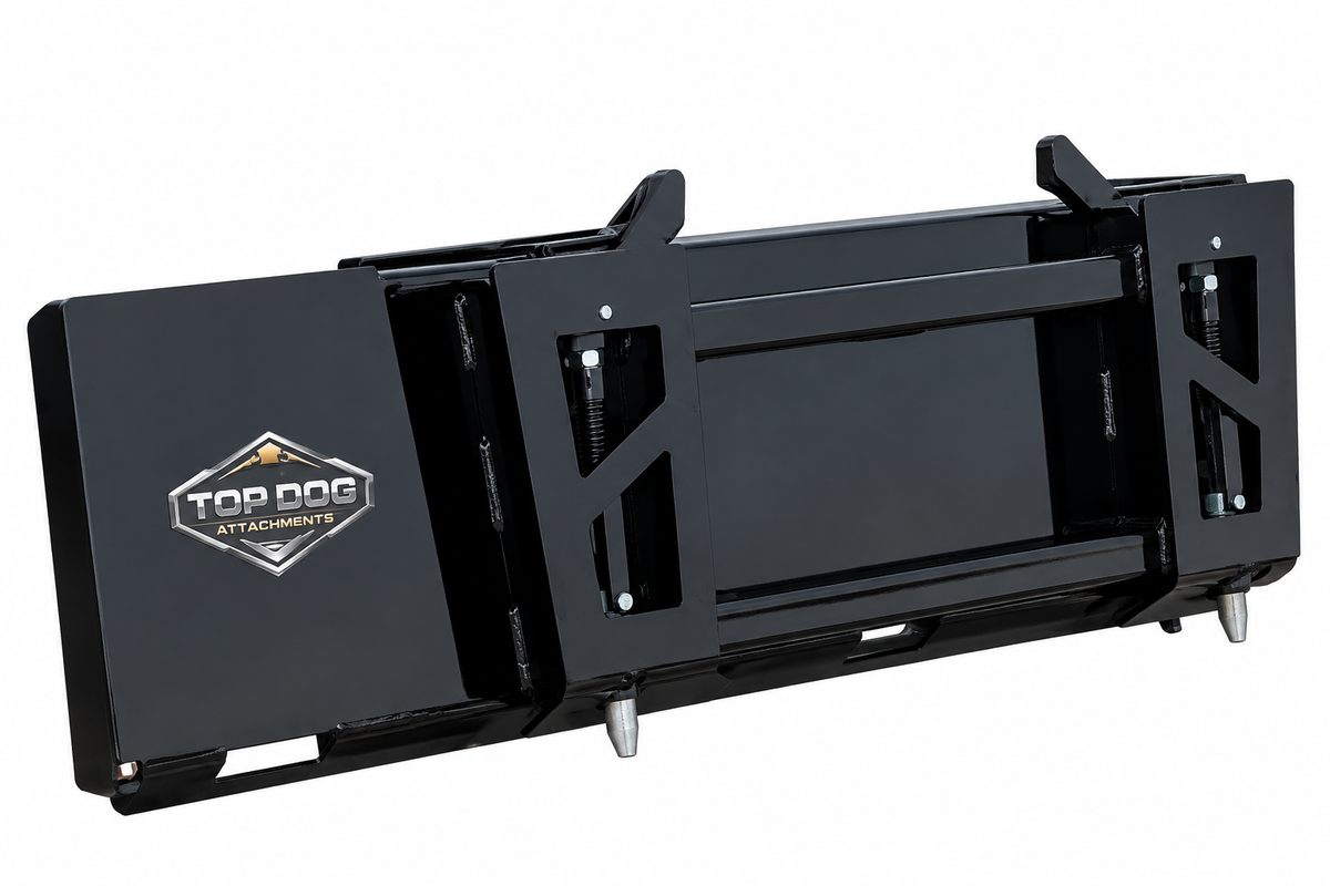 Top Dog Attachments Side Shift Adapter | Standard Side Shift 16" | Overall Width 61" | 10-40 GPM | For Skid Steers