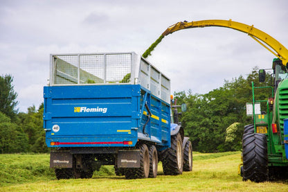 Fleming 14-Ton Monocoque Tipping Trailer | Model TR14 | Width 95" | 25-60 GPM | 40-60 HP | For Tractors & Loaders