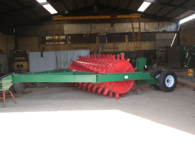 Roller Chopper Single Drum Renovator Pasture Aerator 8', 10', 12', 14’ & 16’ w/ 30
