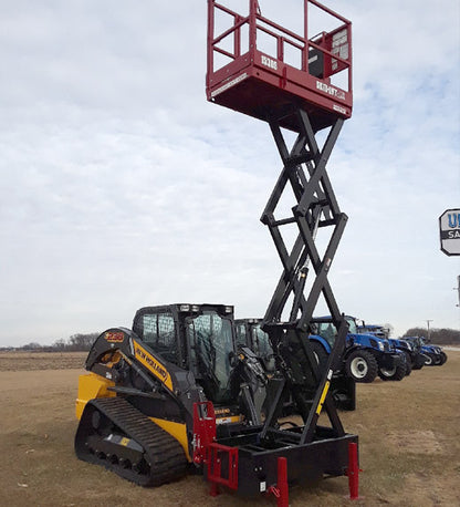 Skid‑Lift Hydraulic Scissor Lift Attachments | Model 1505S, 1805S, 2306S & 1908E HD | Working Height 21' - 29' | 10-20 GPM | For Skid Steers