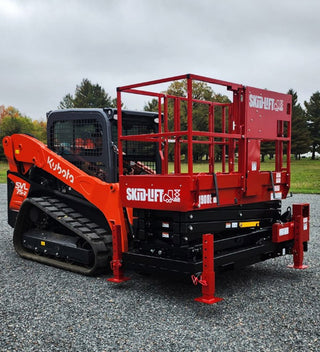 Skid‑Lift Hydraulic Scissor Lift Attachments | Model 1505S, 1805S, 2306S & 1908E HD | Working Height 21' - 29' | 10-20 GPM | For Skid Steers