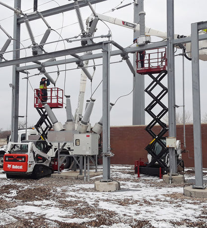 Skid‑Lift Hydraulic Scissor Lift Attachments | Model 1805S | Working Height 24' | 10-15 GPM | For Skid Steers