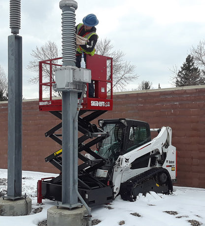 Skid‑Lift Hydraulic Scissor Lift Attachments | Model 1805S | Working Height 24' | 10-15 GPM | For Skid Steers