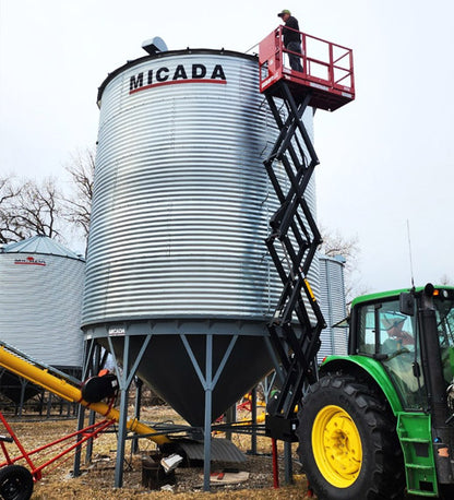 Skid‑Lift Hydraulic Scissor Lift Attachments | Model 1505S, 1805S, 2306S & 1908E HD | Working Height 21' - 29' | 10-20 GPM | For Skid Steers