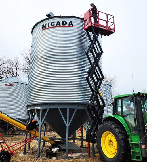 Skid‑Lift Hydraulic Scissor Lift Attachments | Model 1805S | Working Height 24' | 10-15 GPM | For Skid Steers