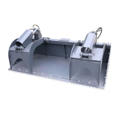 Landy Attachments Grapple Bucket | Widths 78" & 85" | 25-40 HP | 16 GPM | For Skid Steers, Tractors, ATVs & UTVs