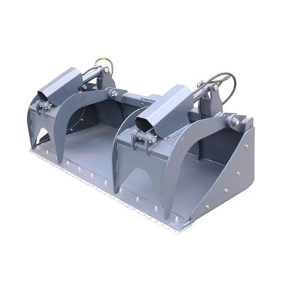 Landy Attachments Grapple Bucket | Widths 78" & 85" | 25-40 HP | 16 GPM | For Skid Steers, Tractors, ATVs & UTVs
