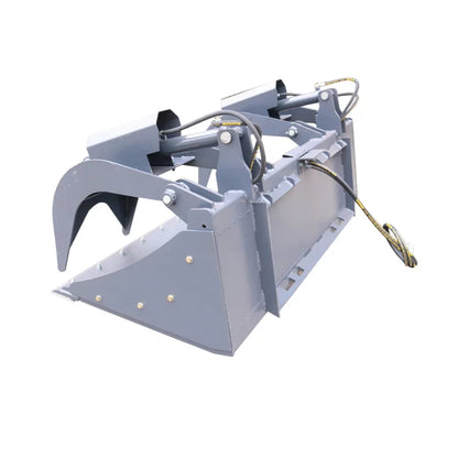 Landy Attachments Grapple Bucket | Widths 78" & 85" | 25-40 HP | 16 GPM | For Skid Steers, Tractors, ATVs & UTVs