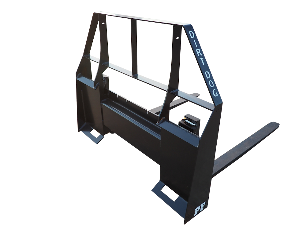 Dirt Dog AG Pallet Fork | Model AGPF-42 | Overall Width 45" inches | For Skid Steers