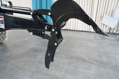 Landy Attachments Backhoe | Bucket Width 15" | 30-65 HP | 3-22 GPM | For Skid Steers, ATVs, UTVs & Tractors