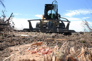 Virnig V60 Open Front Rotary Brush Cutter | IRC Series | Widths 72" To 84" | 20-45 GPM | For Skid Steers
