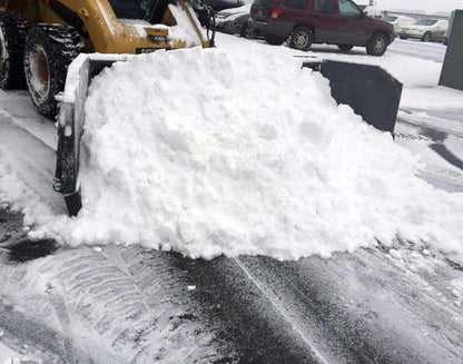 Virnig V60 Hydraulic Snow Blade/Pusher | Models HSBP120, HSBP132, HSBP144 & HSBP156 | Widths 124.5" To 160.5" | Hydraulic Flow 15 To 25 GPM | For Skid Steer