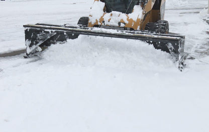 Virnig V50 Low Profile Snow Pusher | Models LSWP84, LSWP96, LSWP108 & LSWP120 | Widths 92.3" To 124.5" | Hydraulic Flow Range 15 To 25 GPM | For Skid Steer