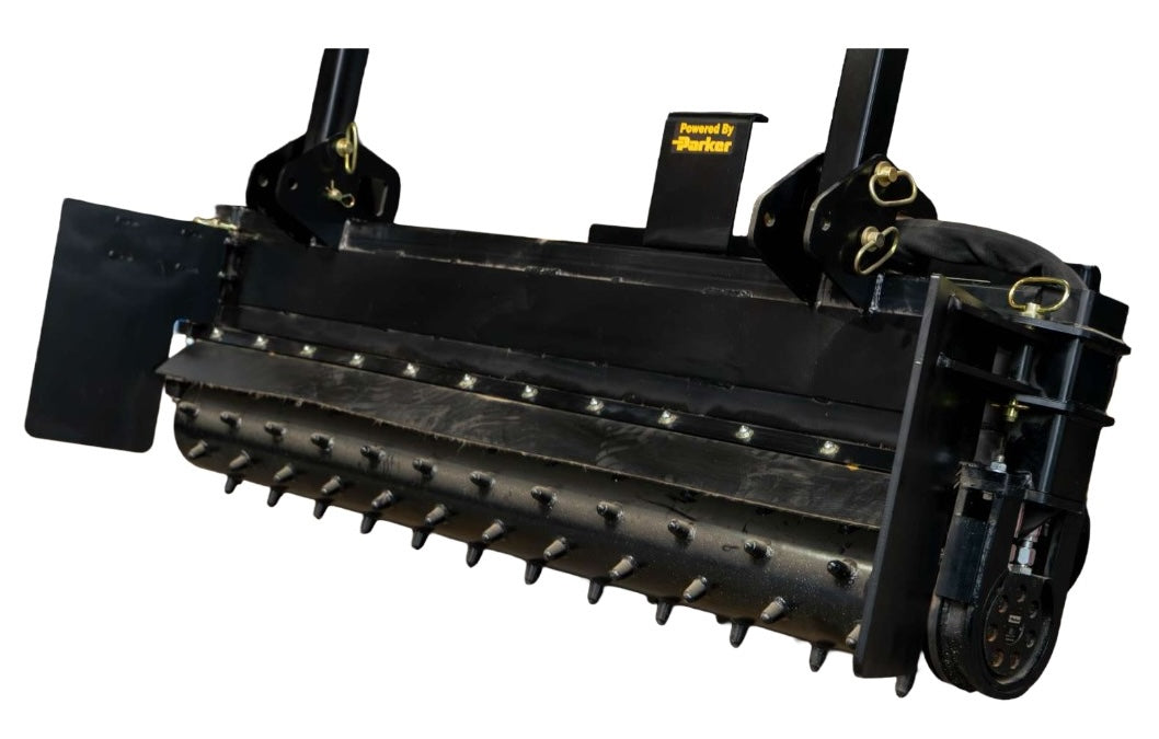 Star Industries Power Rake | Model 130-72 | Width 72" | 8–30+ GPM | For Skid Steer