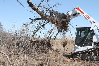 Virnig V60 Root Rake Grapple | RRG Series | Widths 74.5" To 86.5" | 15-25 GPM | For Skid Steers