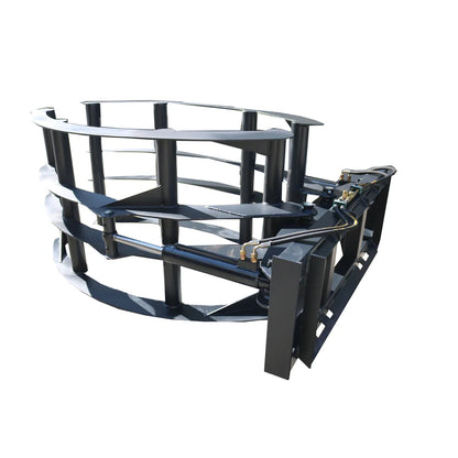 Landy Attachments Hay Bale Grapple | Width 57.6" | 15 GPM | 20–25 HP | For Skid Steer, Tractor, ATV & UTV
