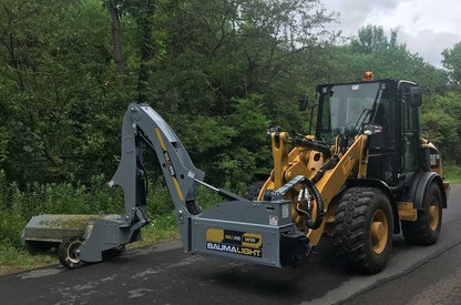 Baumalight Boom Mower | Model SWA/SWF Series | Reach 6' To 14' | Cutting Width 48" & 60" | Hydraulic Flow Range 15-35 GPM | For Skid Steers