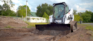 HitchDoc Hydraulic Angle Blade | Heavy Duty (Without Float Kit) Series | Width 72" To 120" inches | Hydraulic Flow Range 18-25 GPM | For Skid Steers