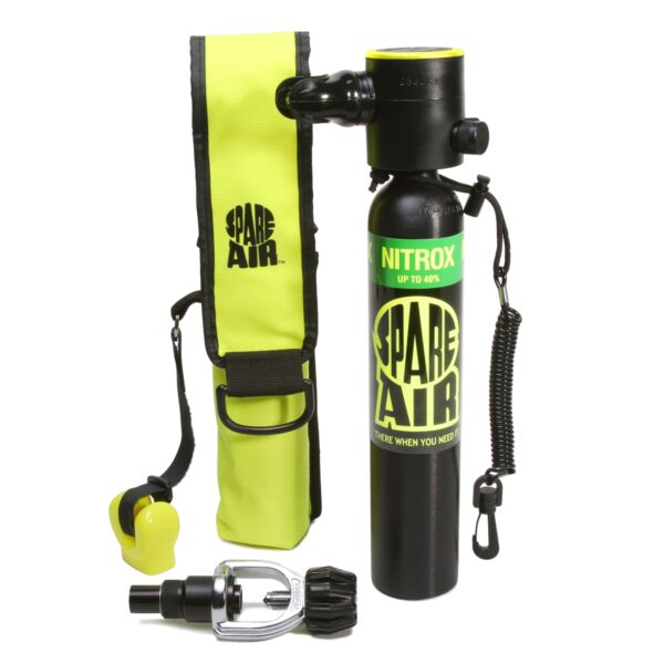 Brownie Third Lung Spare Air Nitrox Ready-3 Cu.ft. Package For Nitrox Divers | 13.4" Length | 85Ltr. Cylinder Volume |