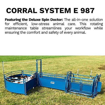 Sydell Deluxe Spin Doctor | #0938 | 46" Width | For Sheep & Goat Hoof Trimming & Handling