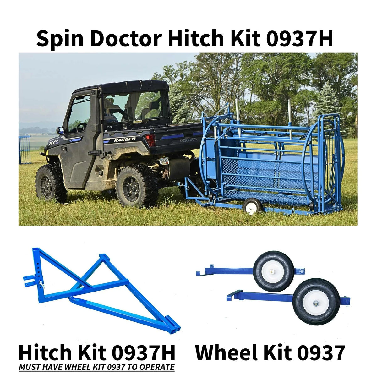 Sydell Deluxe Spin Doctor | #0938 | 46" Width | For Sheep & Goat Hoof Trimming & Handling