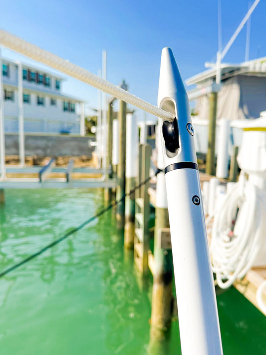 Gemlux | Sportfish Cockpit Shade Pole System | Model AR-HB1-5PTO5-POLE-KIT | Pole Length 5' | 50+ lb Secure Lock System | For Boats with Standard Rod Holders