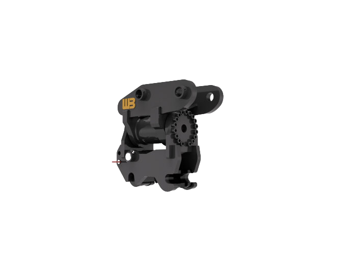Werk-Brau Spring Loaded Tilt Coupler | Model TSC140, TSC180, TSC240, TSC250 & TSC350 | OEM Fit | Variable Width | 12–35 Tons | Excavators & Backhoes