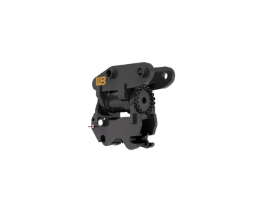 Werk-Brau Spring Loaded Tilt Coupler | Model TSC140, TSC180, TSC240, TSC250 & TSC350 | OEM Fit | Variable Width | 12–35 Tons | For Mini Excavators