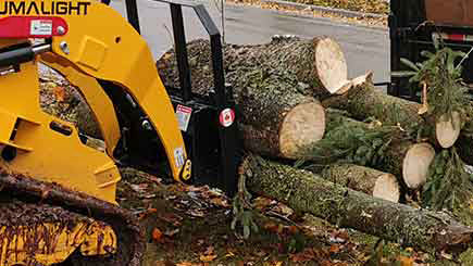 Baumalight Mini Track Loader | Model TRL630D | 24.8 HP Kubota | 2-Speed | 10.5 GPM
