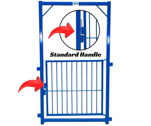 Sydell Multi-Species Arched Front Gate | FPEV4A4 &FPEV5A5 | Width 48" To 72" | For Livestock Show Pens