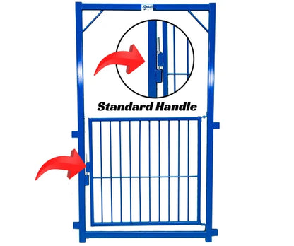 Sydell Multi-Species Arched Front Gate | FPEV4A4 &FPEV5A5 | Width 48" To 72" | For Livestock Show Pens