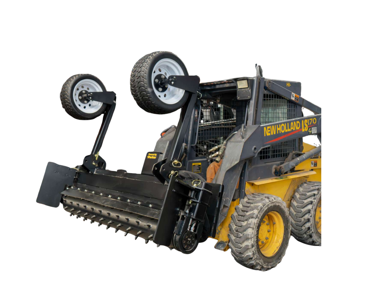 Star Industries Power Rake | Model 130-72 | Width 72" | 8–30+ GPM | For Skid Steer