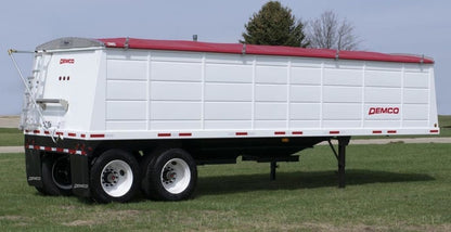 Demco Steel Hopper Bottom Trailers | Length 38' ft | Weight 10,700 Lbs | King Pin Setting 15" | Horsepower 255+ HP | For Tractors