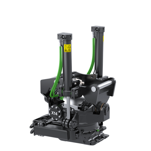 Steelwrist Tilt-Rotators | Model X14 | Building Height 17.9" inches | Machine Weight Up-To 26,500 l Lbs | For Mid-Sized Excavators