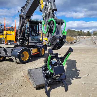 Steelwrist Tilt-Rotators | Model X14 | Building Height 17.9" inches | Machine Weight Up-To 26,500 l Lbs | For Mid-Sized Excavators