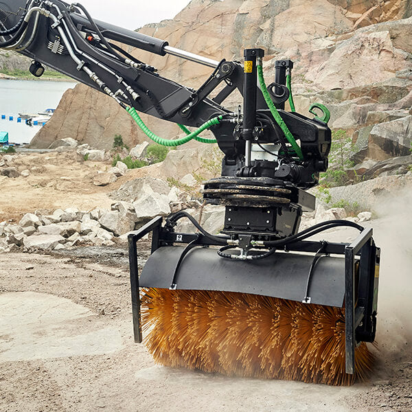 Steelwrist Tilt-Rotators | Model X20 | Building Height 22.2" inches | Machine Weight Up-To 39,700 Lbs | For Excavators