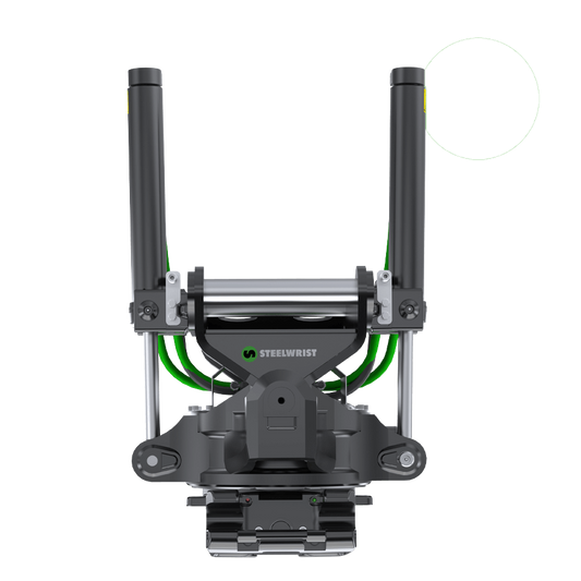 Steelwrist Tilt-Rotators | Model X20 | Building Height 22.2" inches | Machine Weight Up-To 39,700 Lbs | For Excavators