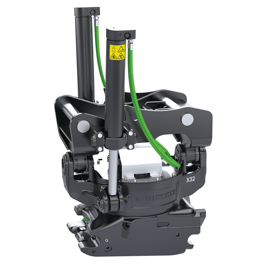 Steelwrist HD Tilt-Rotators | Model X32 | Building Height 26.8" inches | Machine Weight Up-To 72,700 Lbs | For Excavators