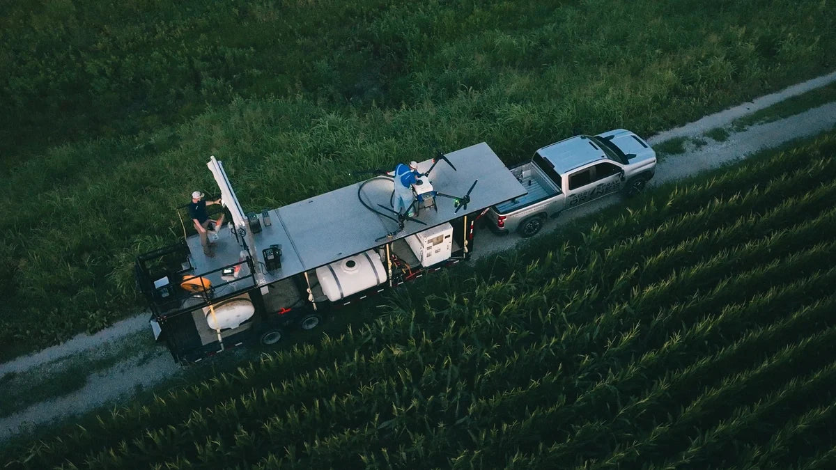 EA Vision Agricultural Spray Drone | Model J150 | 20 Gallon Tank | 10.5 Gal/Min Flow Rate | 30 MPH Max Speed | For Large Row Crop & Specialty Crop Applications