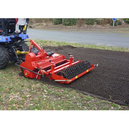 Rotadairon 29.5" To 59" Standard Stone Buriers Soil Renovator For Compact Tractors